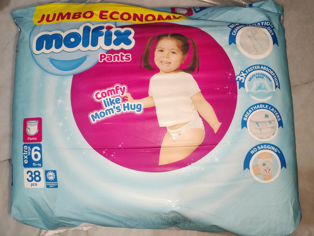Molfix pant size 6, 38pcs