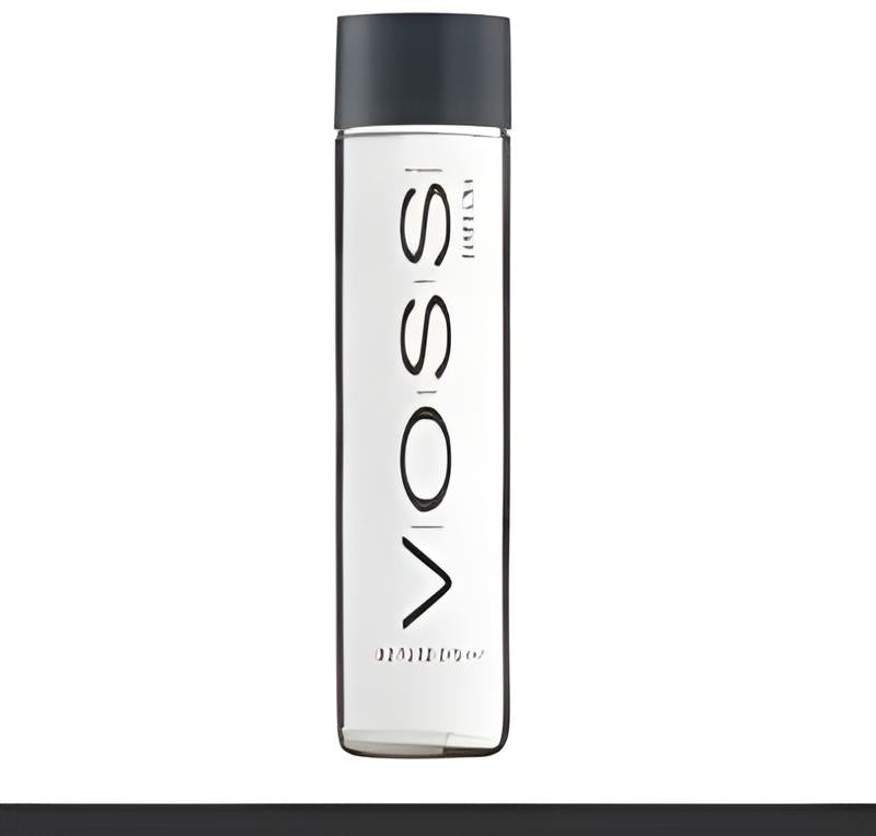 Voss sparkling water 375ml glass bottle