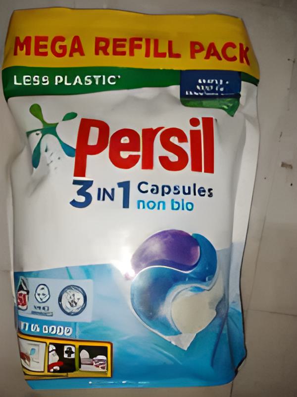 Persil capsules 3 in 1 non bio 50 washes 1.35kg