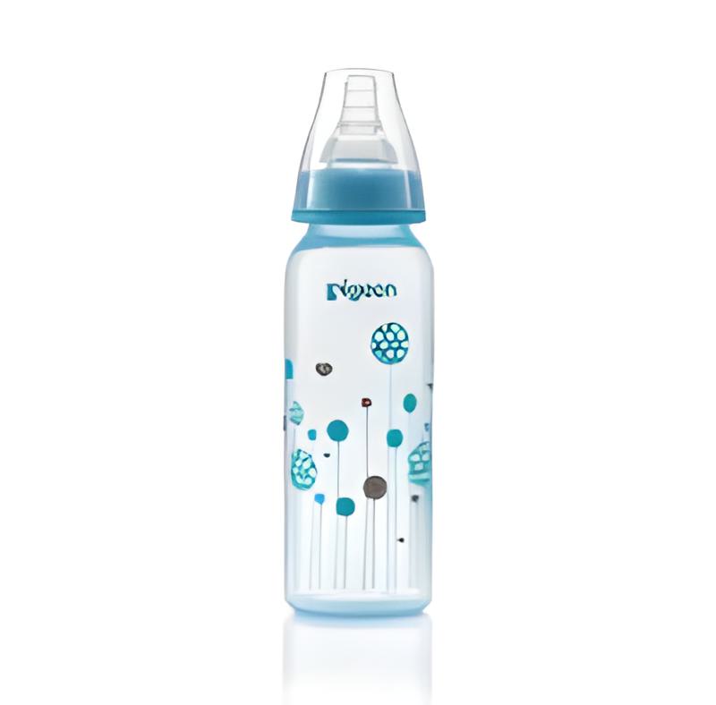 Pigeon Flexible Feeder Clear Rpp 240 Ml Blue