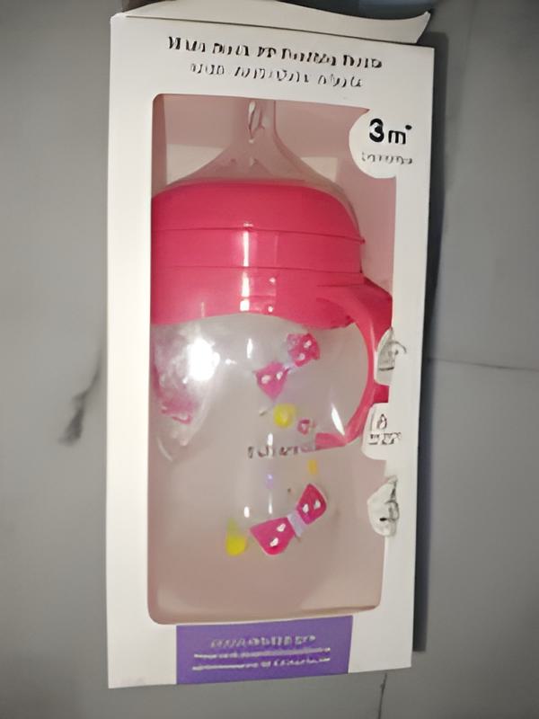 Momesay wide neck pp feeding bottle 3m+, 240 ml/ 8oz
