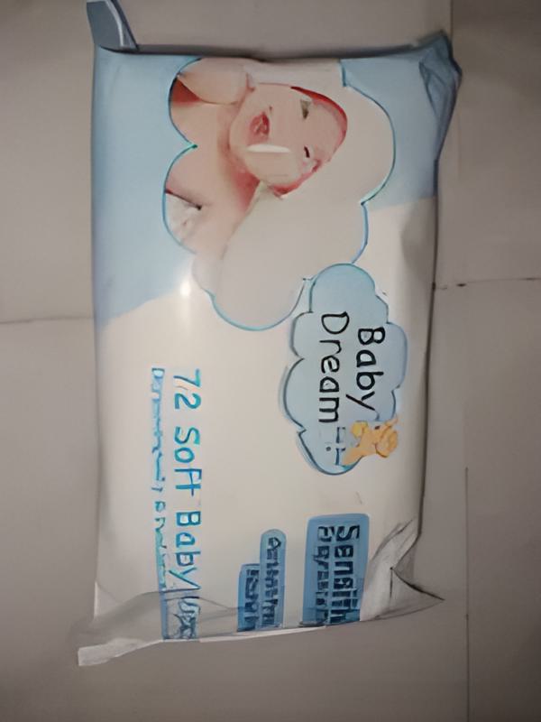 Baby dream sensitive soft 72 wipes