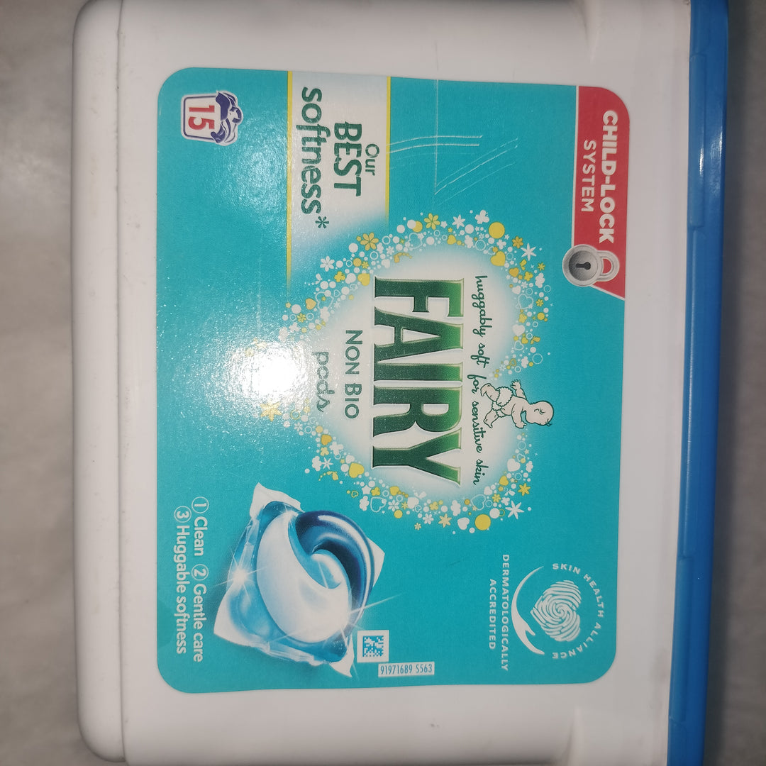 Fairy washing pods non bio 15 washes 361.5g