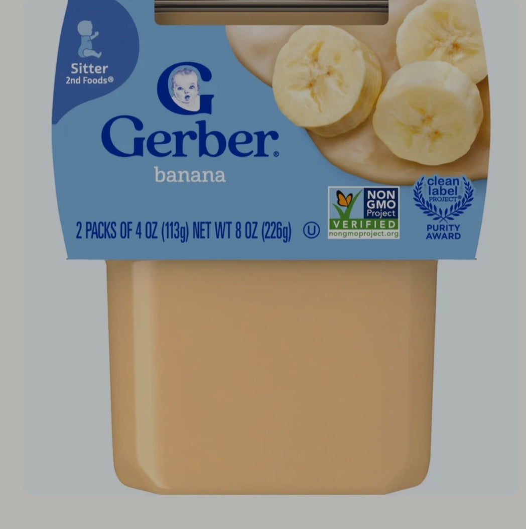 Gerber puree banana 226g
