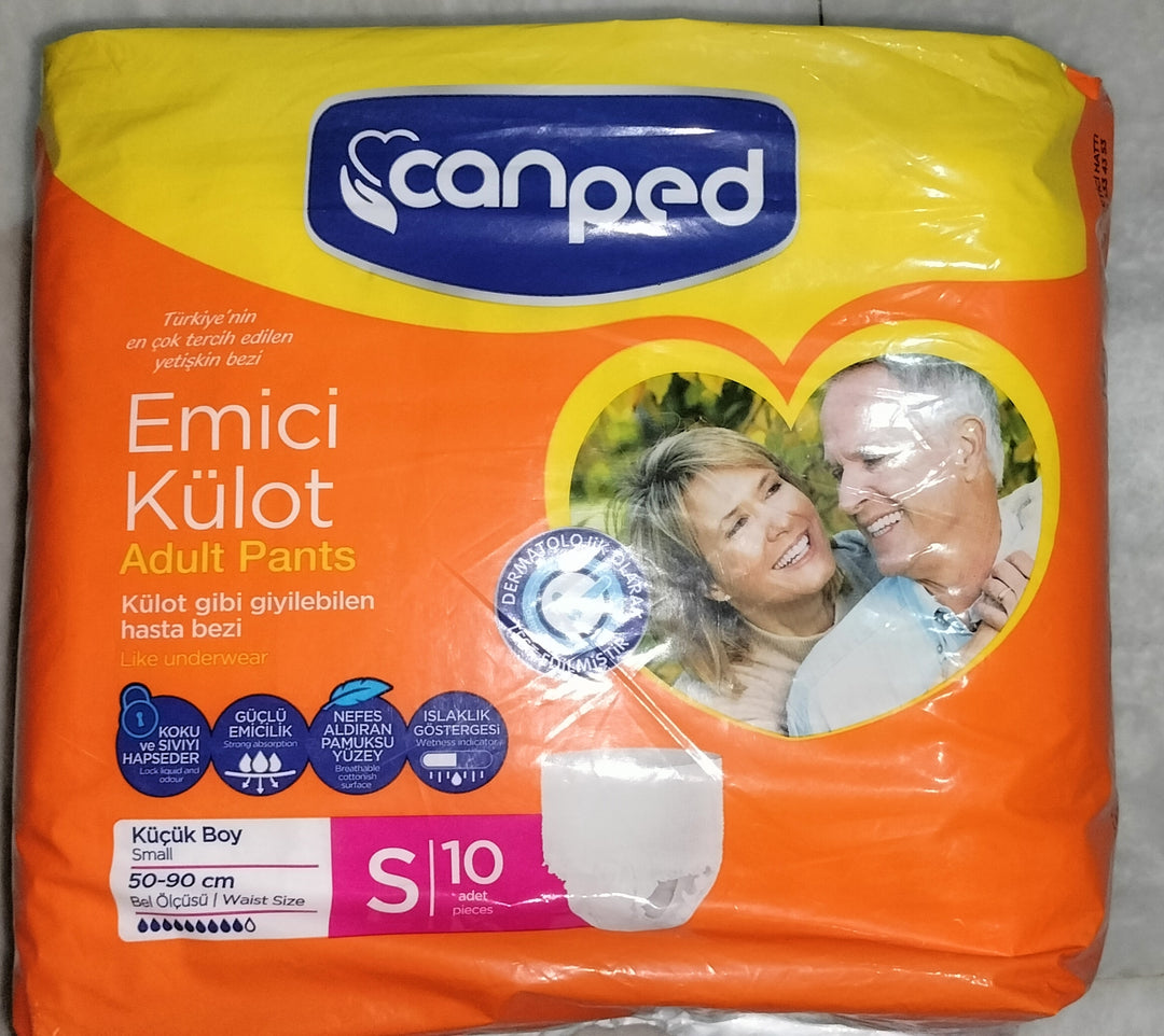 Canped adult pants size small 10 pcs