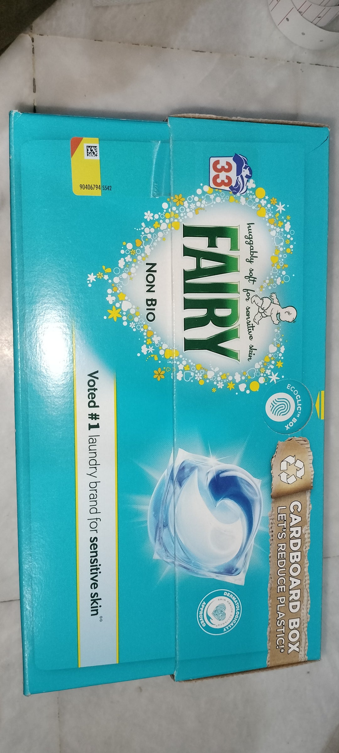 Fairy washing pods non bio 33 washes 702.9g
