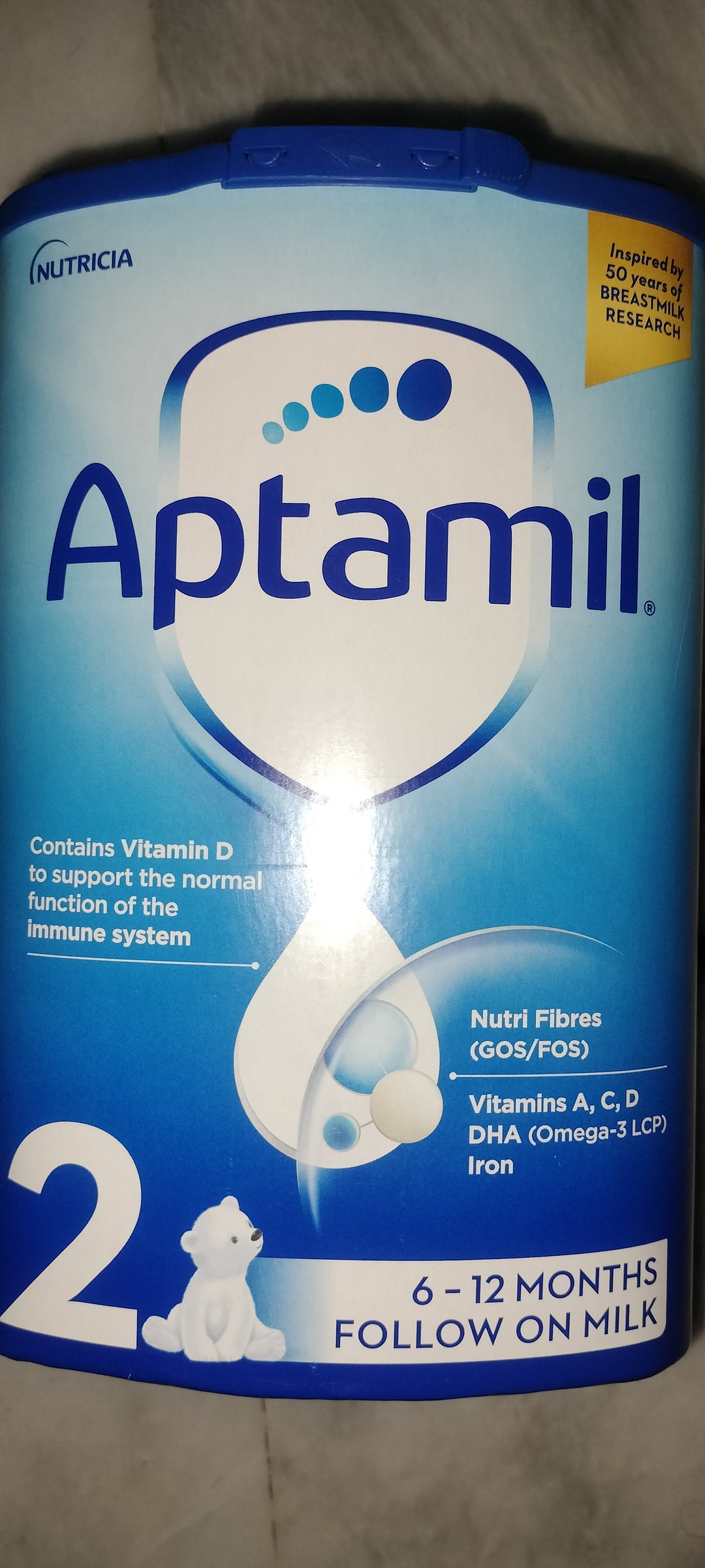 Aptamil milk stage 2 follow on 6-12months, 800g