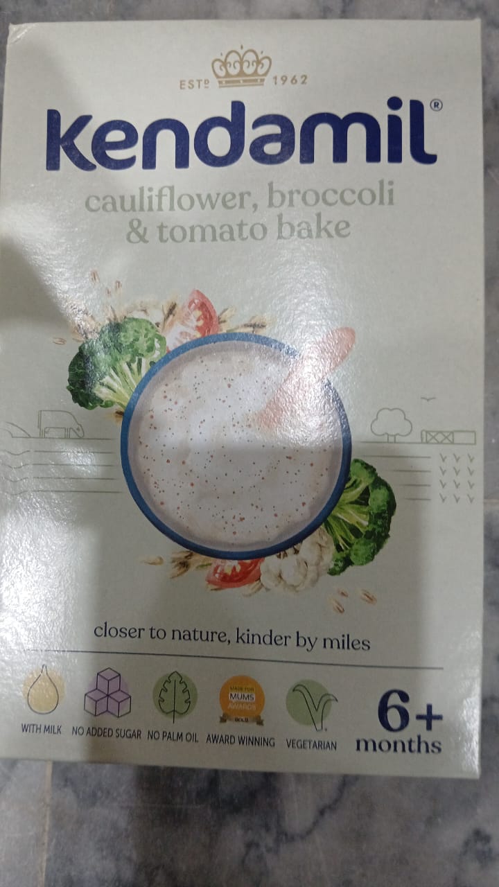 Kendamil cereal cauliflower, broccoli & tomato bake 6 months+, 150g