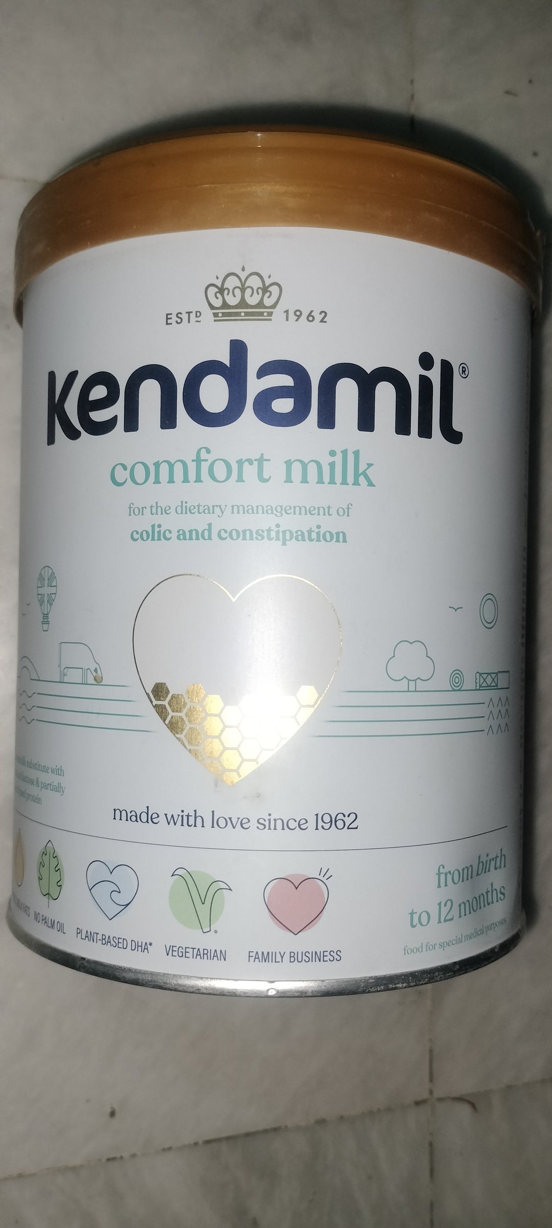Kendamil anti colic comfort formula milk 800g
