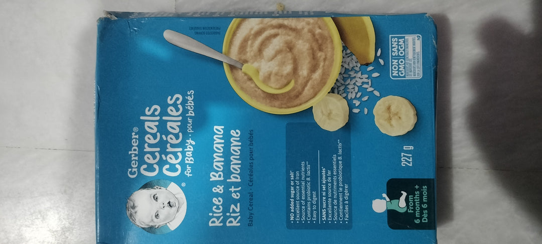 Gerber cereals Rice & Banana 227g