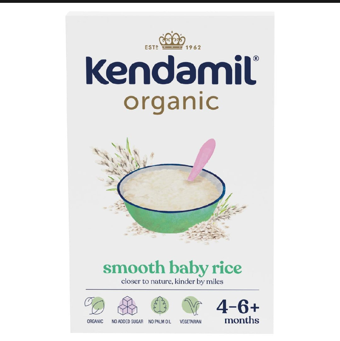 Kendamil organic smooth rice baby porridge 120gm