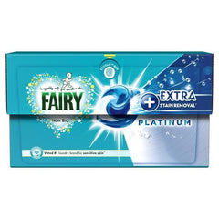 Fairy washing pods non bio platinum 18 washes extra stain remover
