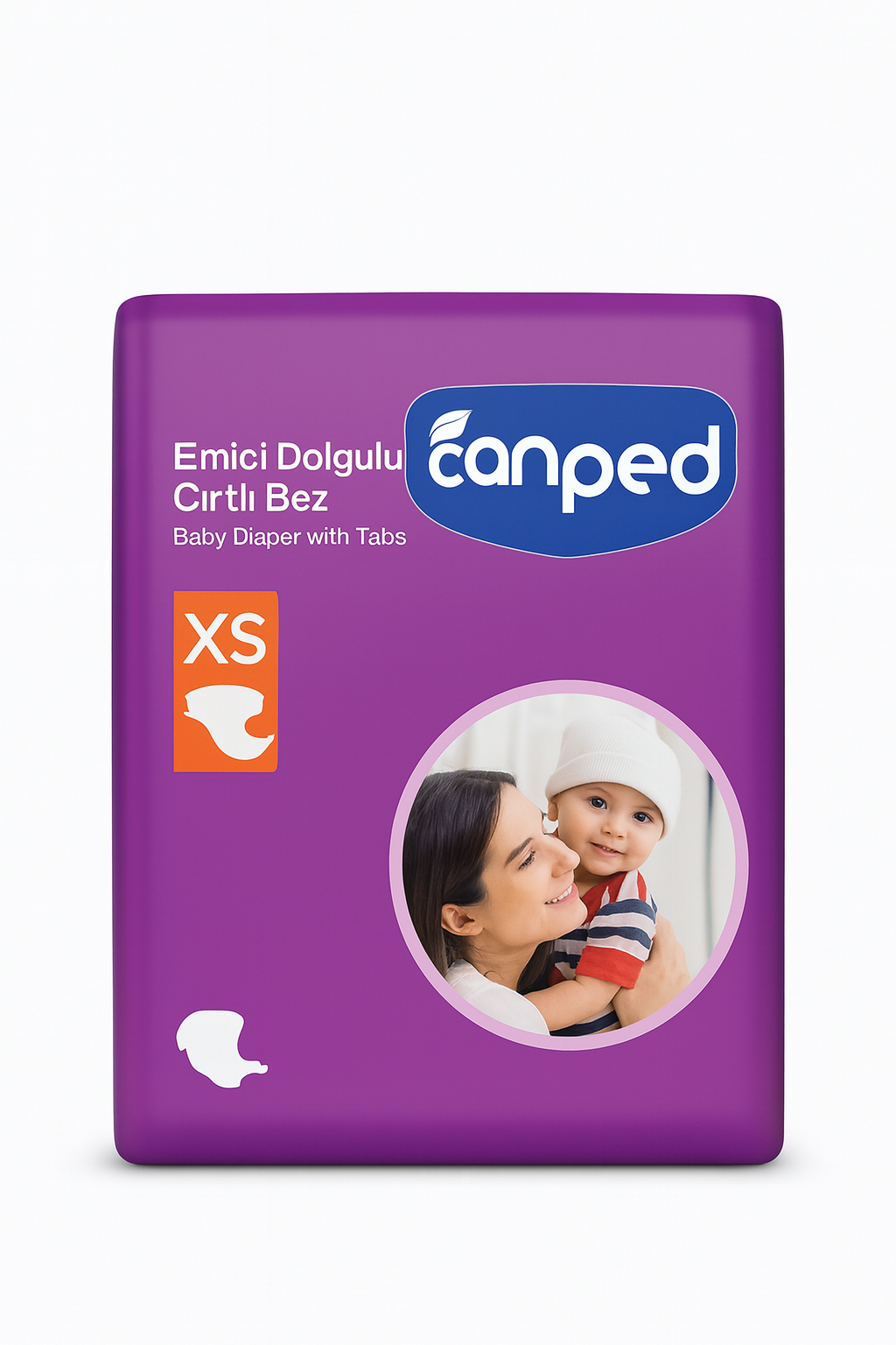 Canped extra small diaper 12pcs