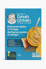 Gerber cereals Multigrain Apples & Oranges 227g