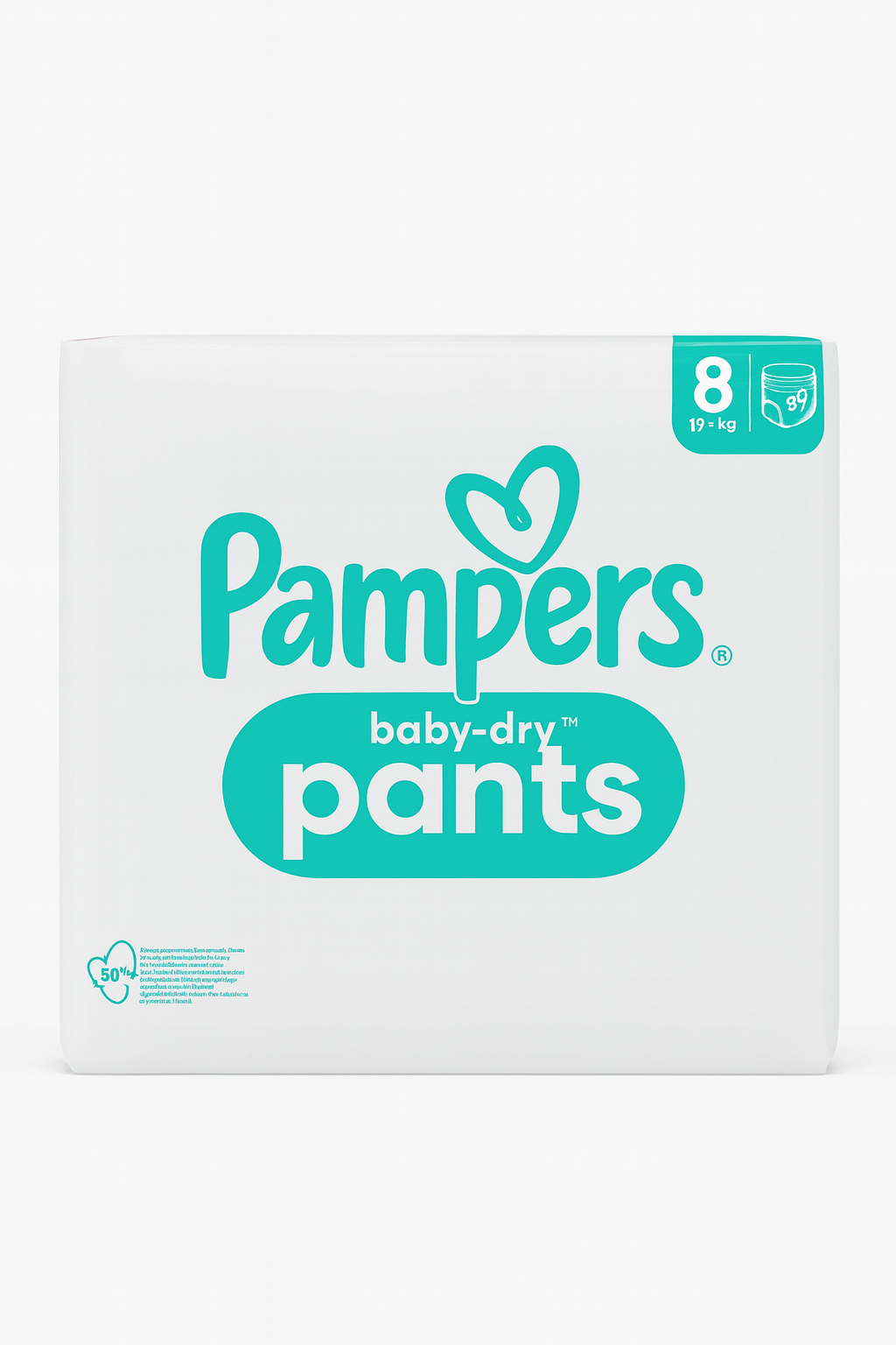 Pampers baby dry pants size 8, 39pcs