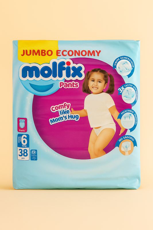 Molfix pant size 6, 38pcs