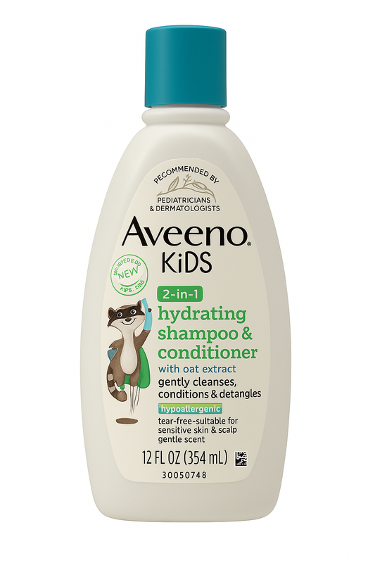 Aveeno kids 2 in 1 hydrating shampoo & conditioner 354ml