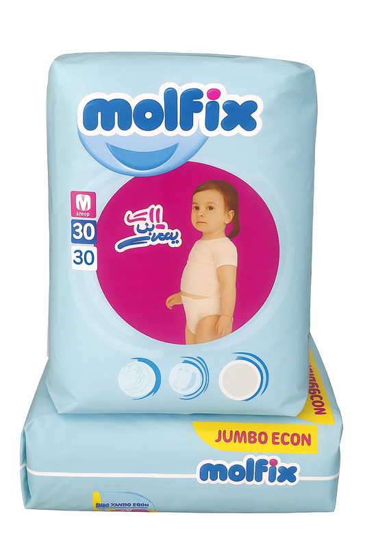 Molfix pants size 6, 38pcs (pack Of 3)