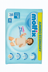 Molfix diaper size 6, 38pcs