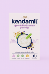 Kendamil apple & blackcurrant porridge 150g 6+ months