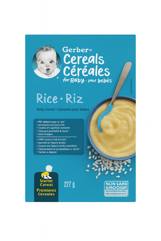Gerber baby cereal rice 227g