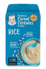 Gerber baby cereal rice 1st food 227g