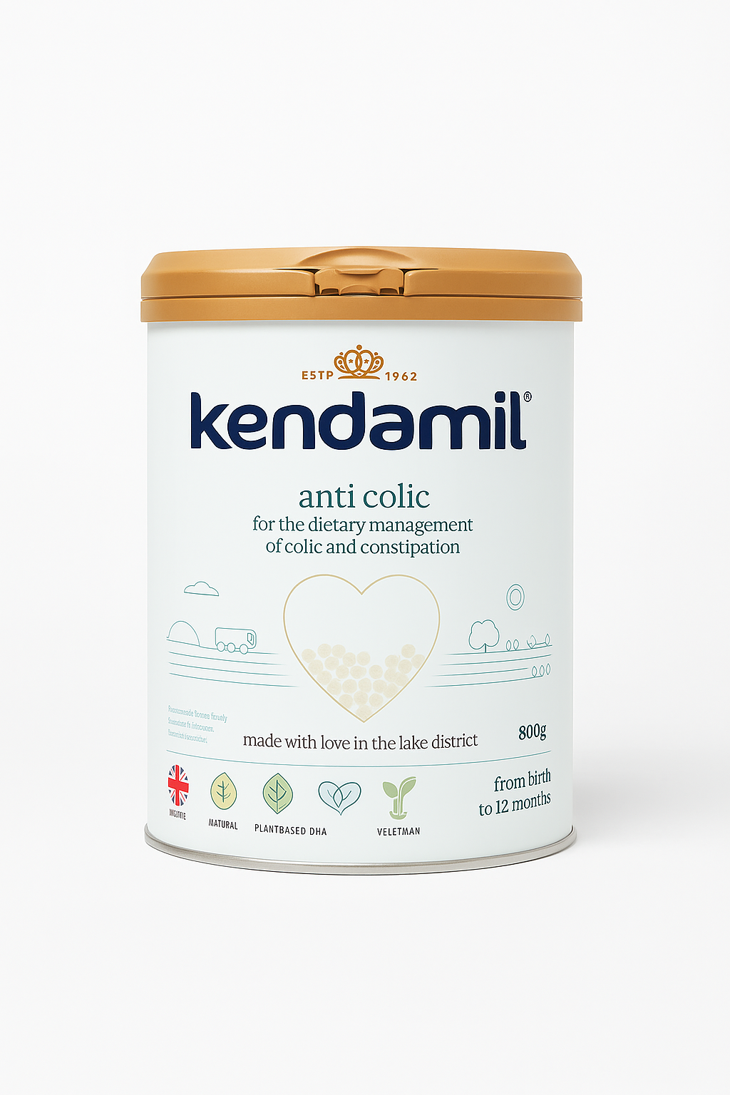 Kendamil anti colic comfort formula milk 800g