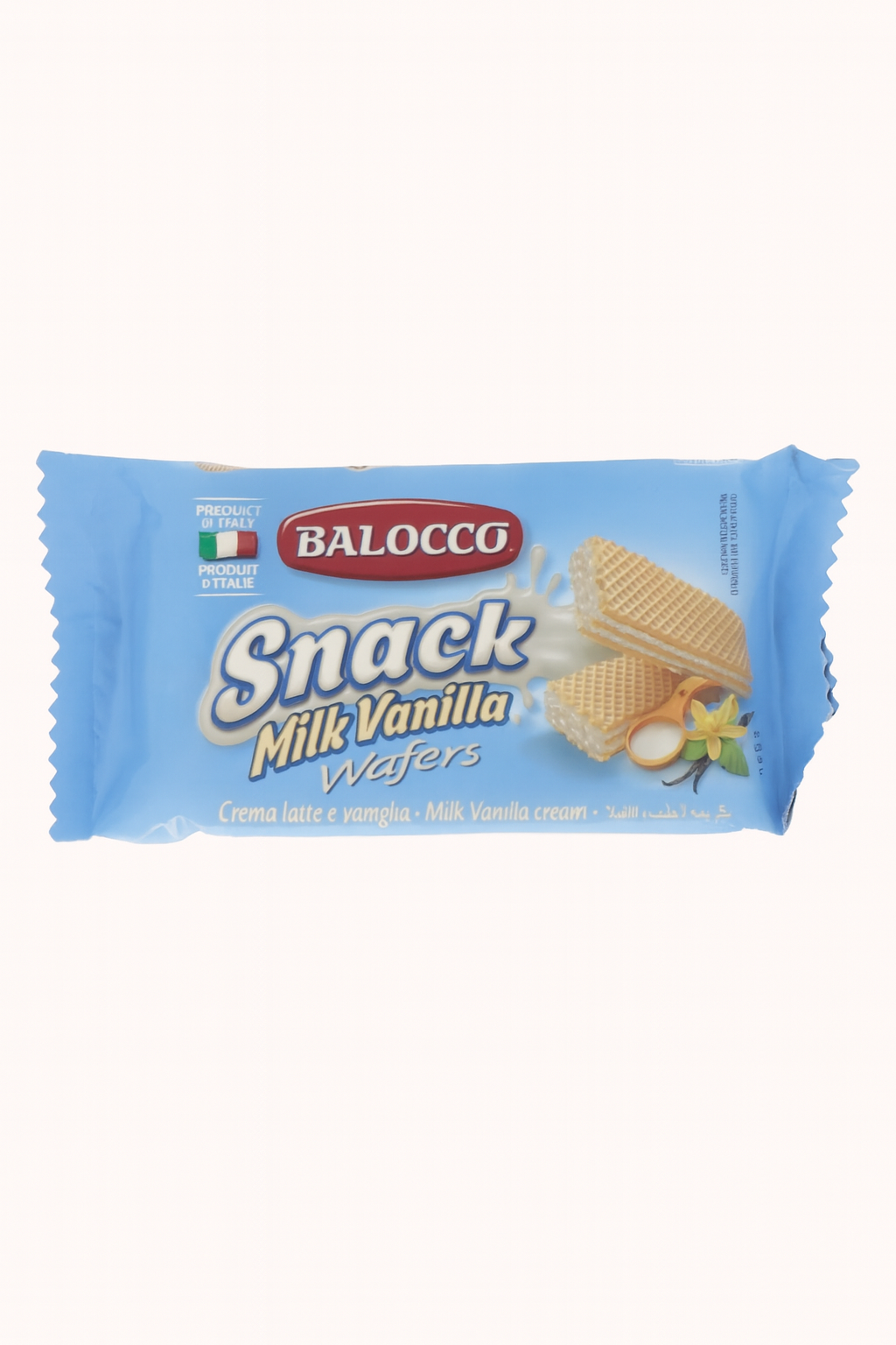 Balocco snack milk vanilla wafers 45g