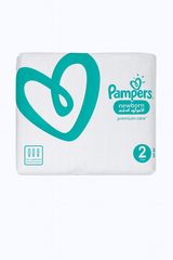Pampers premium care diaper new born size 2, 84 pcs (3-8kg)
