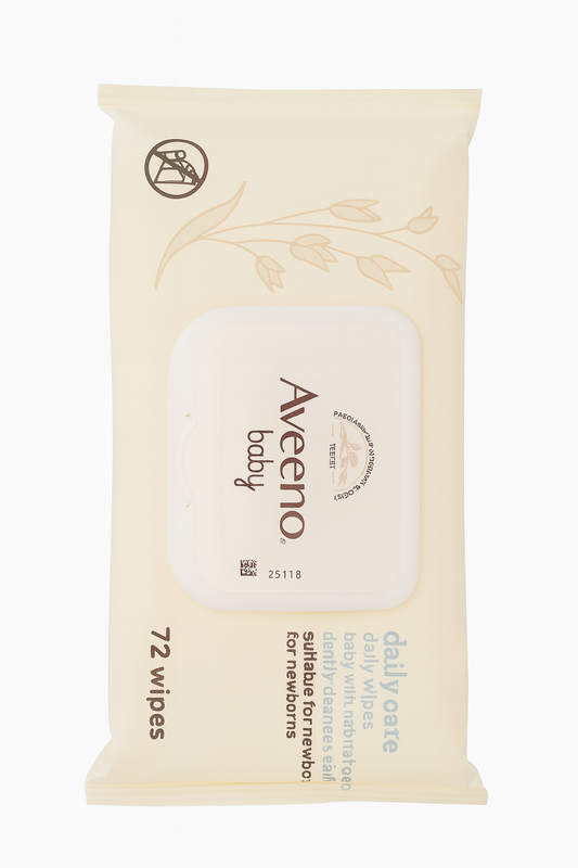 Aveeno baby wipes 72 sheets