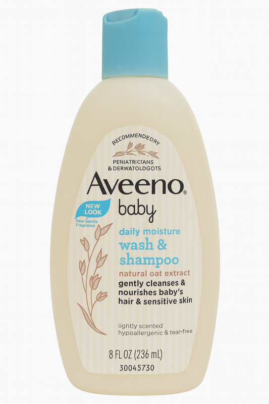 Aveeno baby daily moisture wash & shampoo 236ml