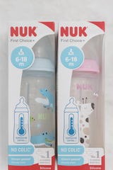 Nuk first choice plus 360ml feeder bottle with temperature controlled