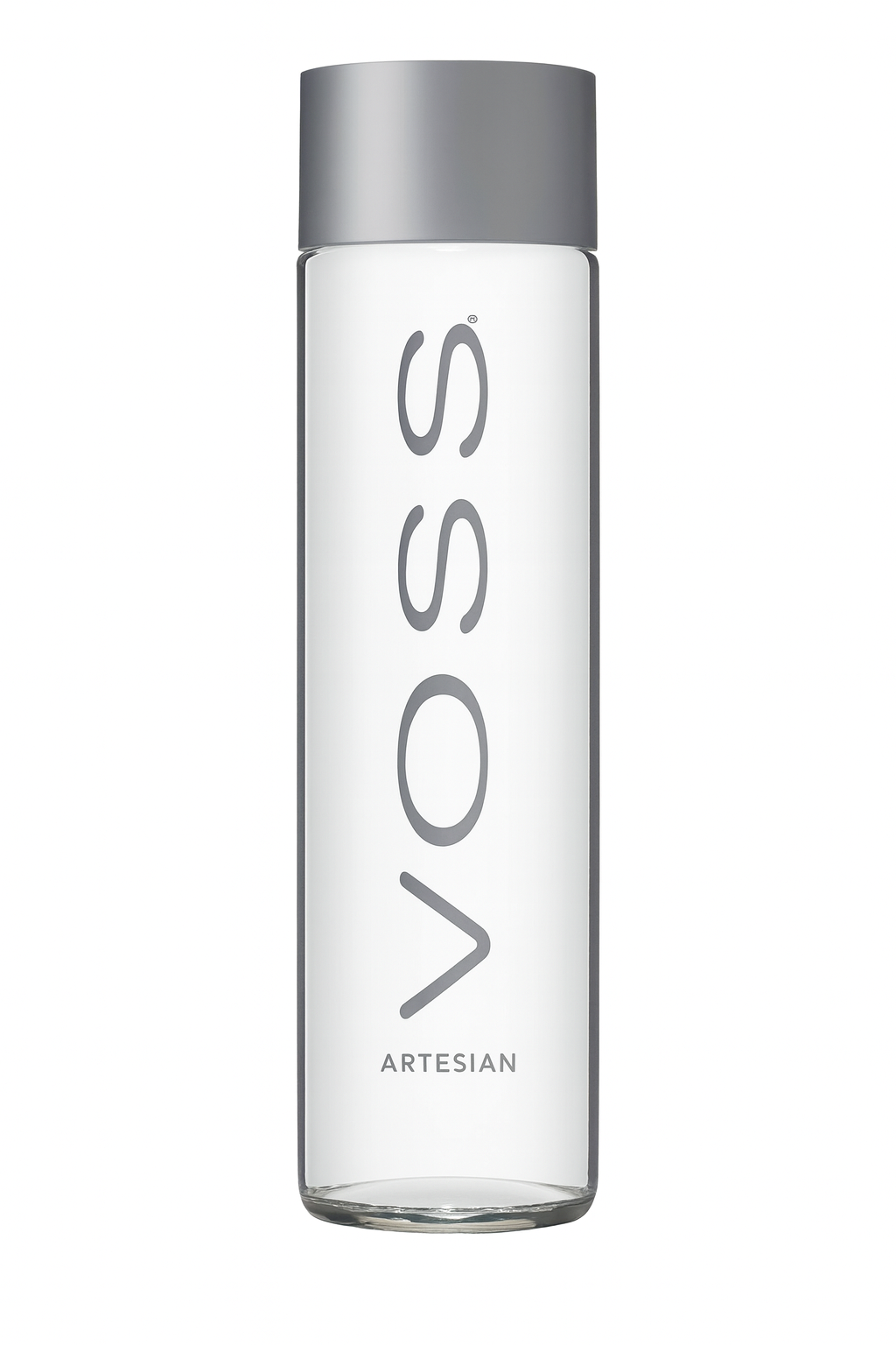 Voss mineral water still 800ml glass bottle