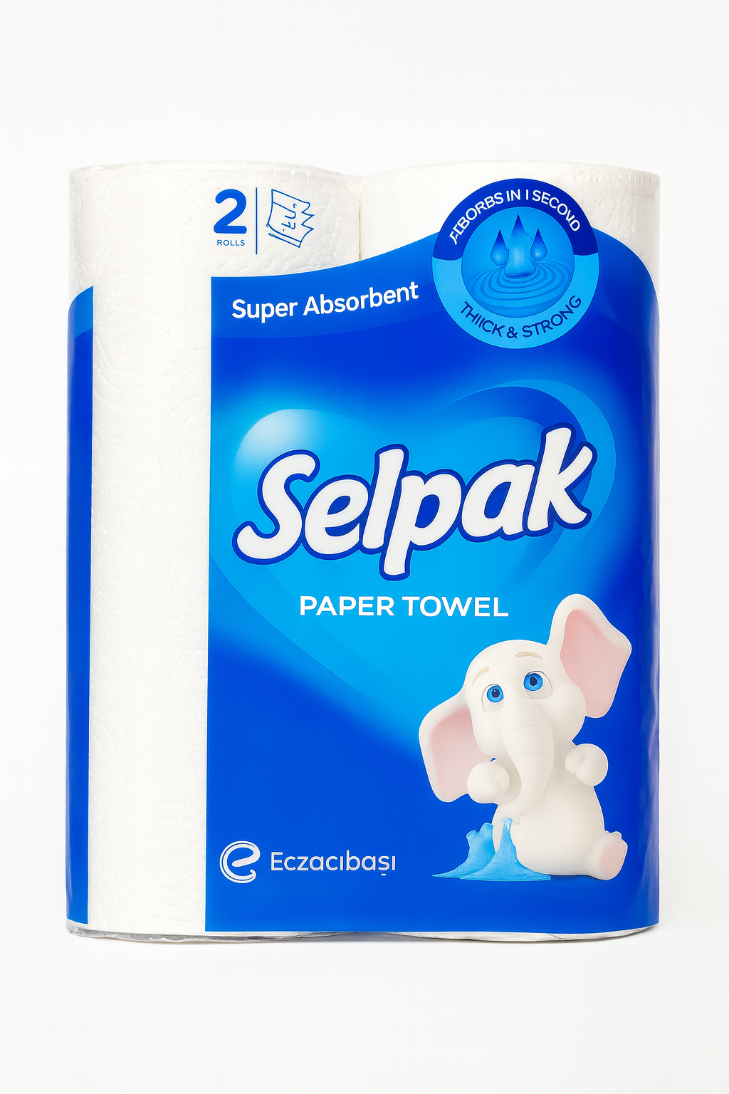 Selpak kitchen roll 3ply (pack of 2)