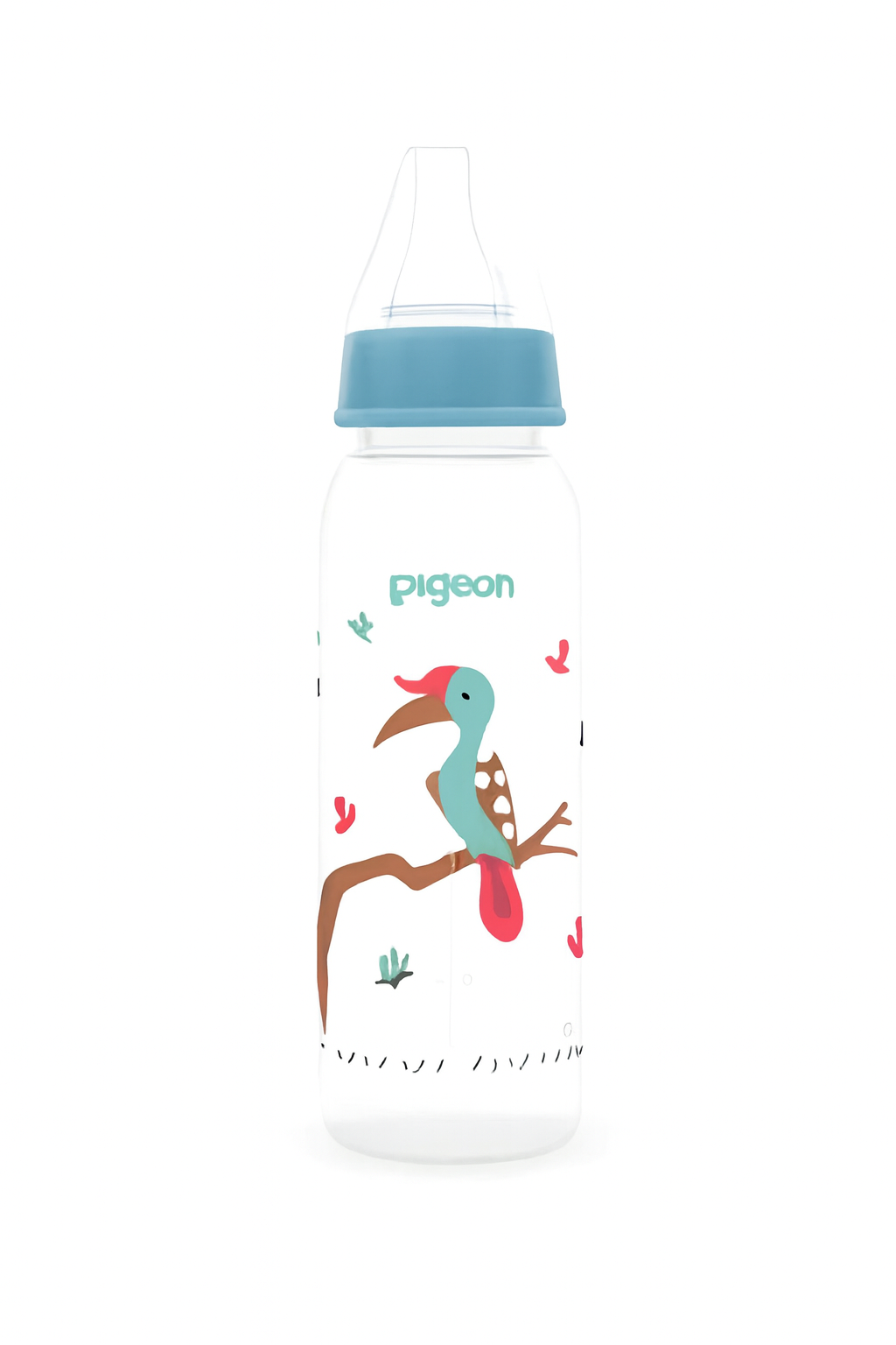 Pigeon Flexible Feeder Clear Rpp 240 Ml Blue