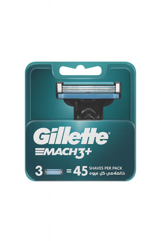 Gillette Mach3 plus system shaving razor carts 3s