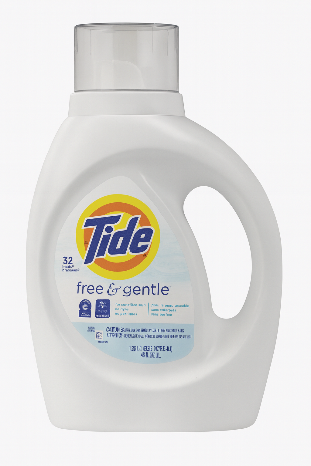 Tide washing liquid free & gentle 32 loads 1.36litr