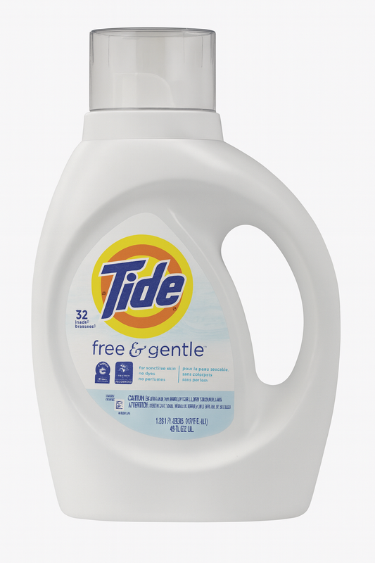 Tide washing liquid free & gentle 32 loads 1.36litr