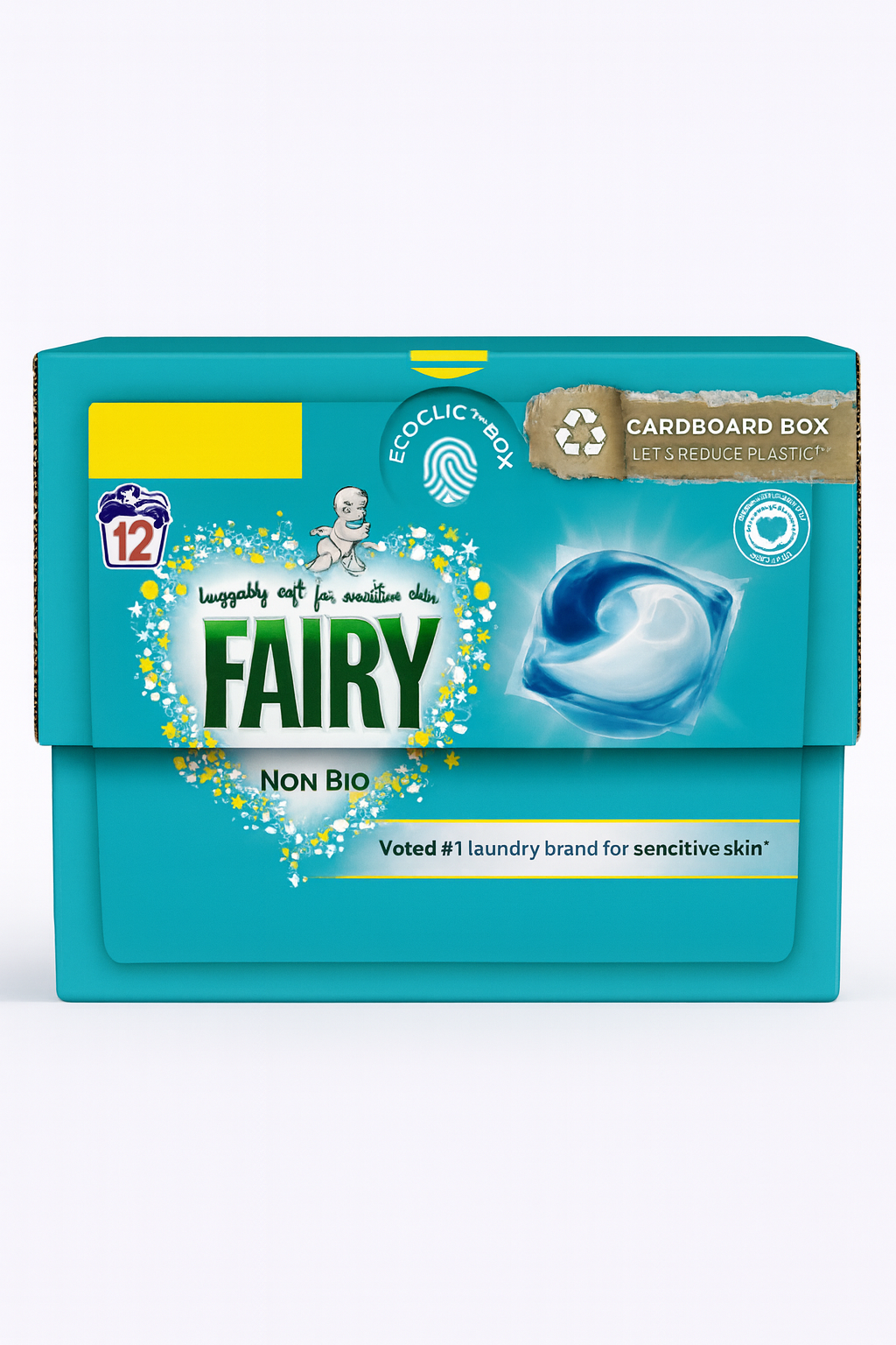 Fairy washing pods non bio 12 wash sensitive