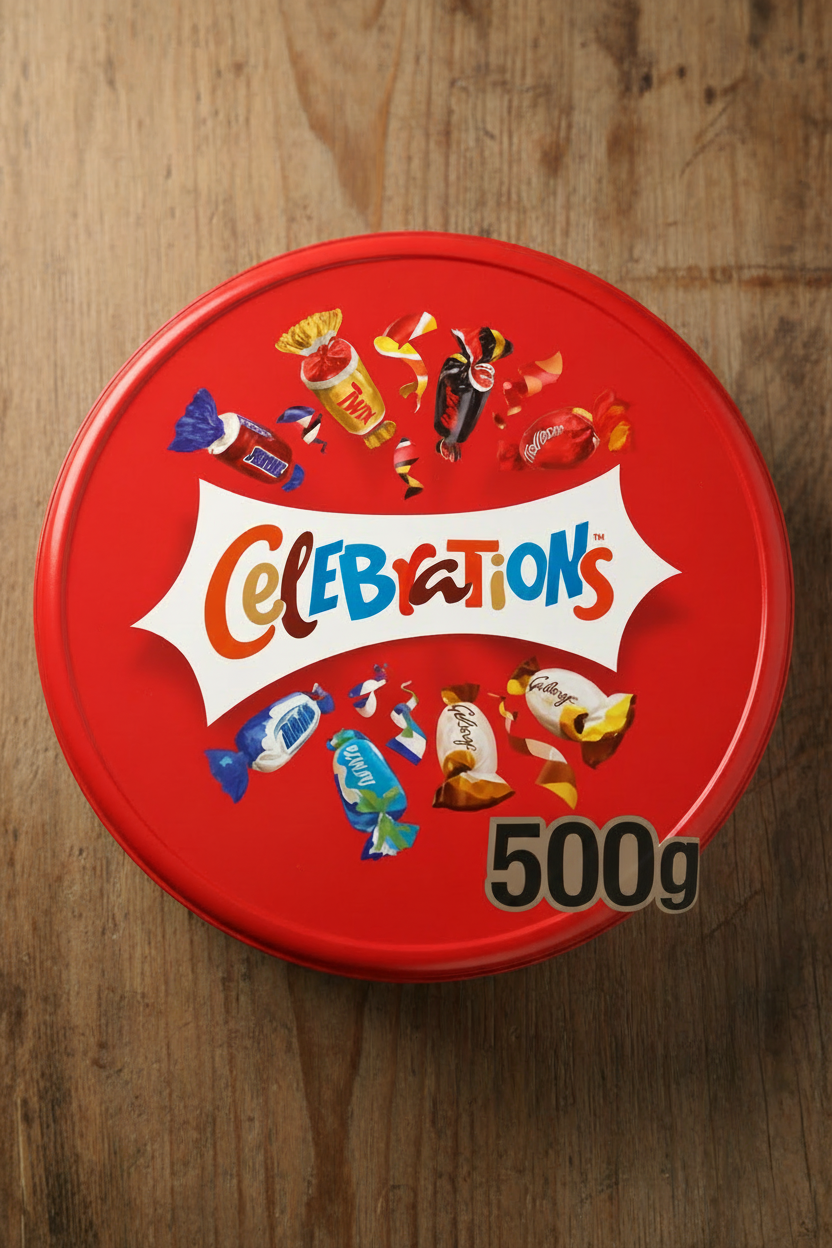 Celebrations chocolate tub 500gm