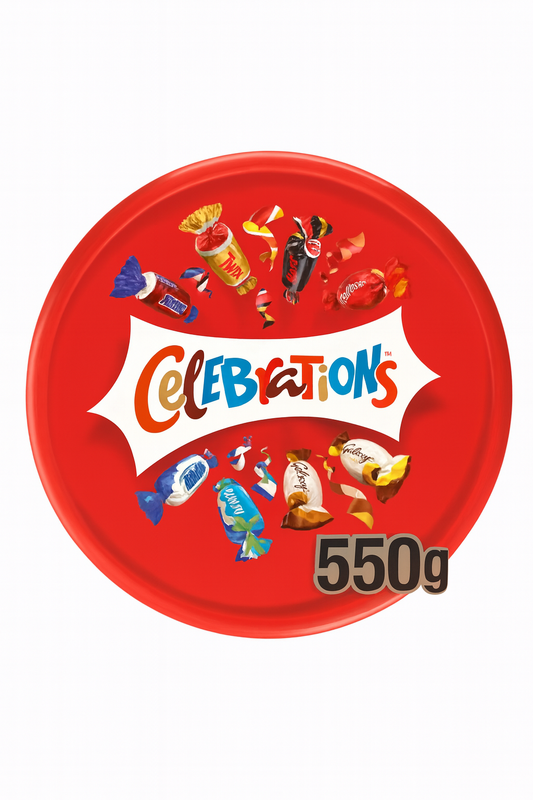 Celebrations chocolate tub 550gm