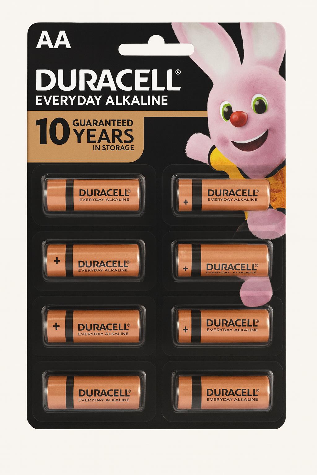 Duracell everyday alkaline AA (pack of 10)