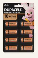 Duracell everyday alkaline AA (pack of 10)