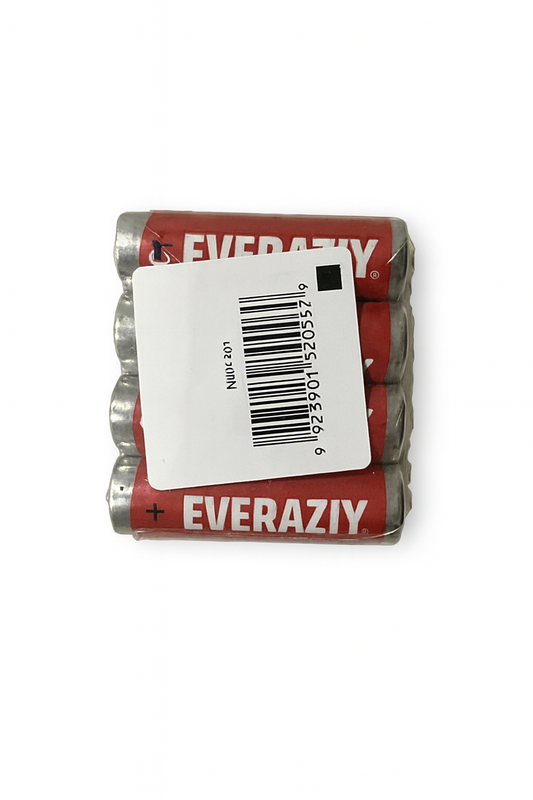 Eveready cell AA Size heavy duty 4's