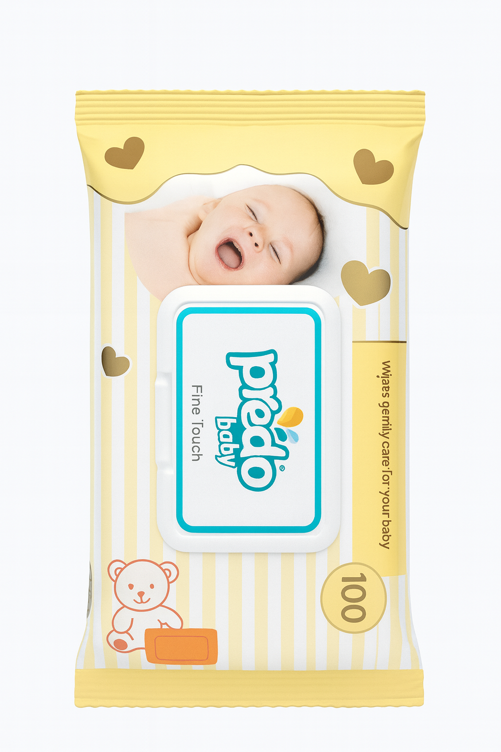Predo baby sensitive care wet wipes 100pcs