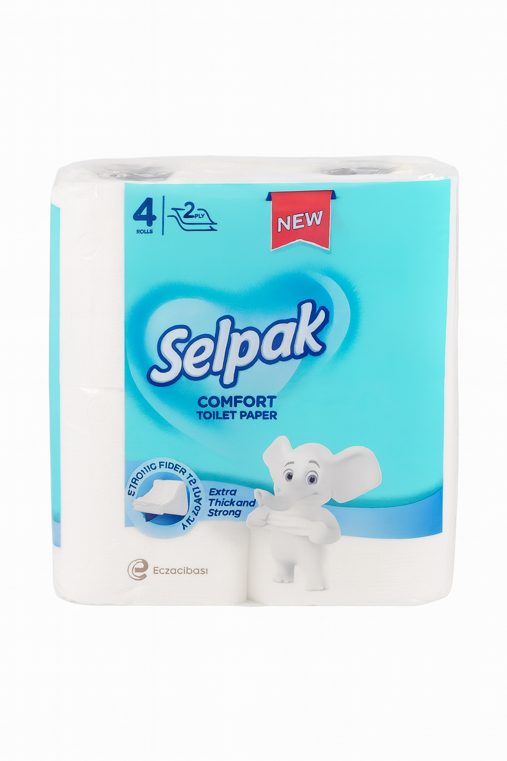 Selpak comfort toilet paper 2ply 4 rolls