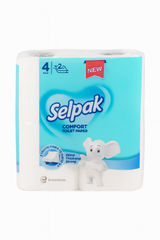 Selpak comfort toilet paper 2ply 4 rolls