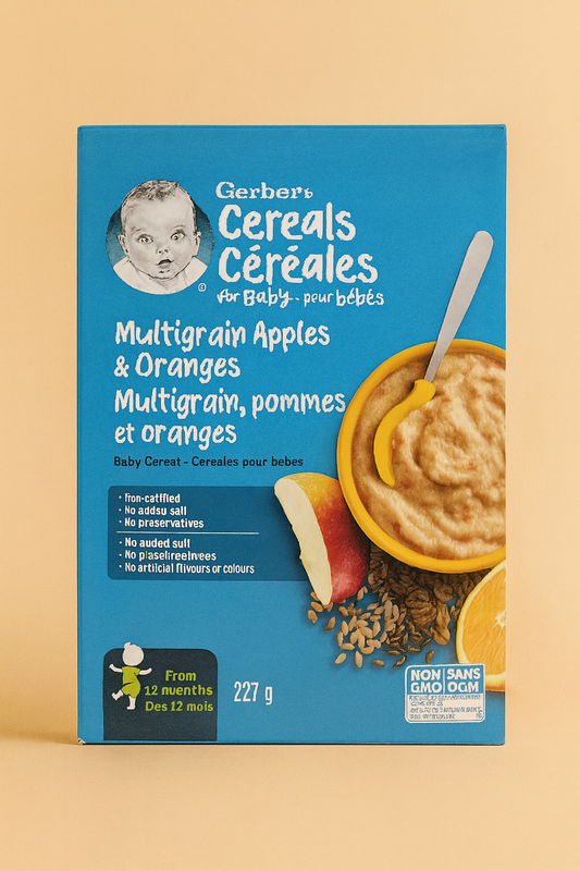Gerber cereals Multigrain Apples & Oranges 227g