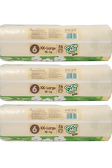 Goodcare Natural Pants Size 6 (Pack of 3) - Comfortable, Absorbent Diapers for All-Day Protection