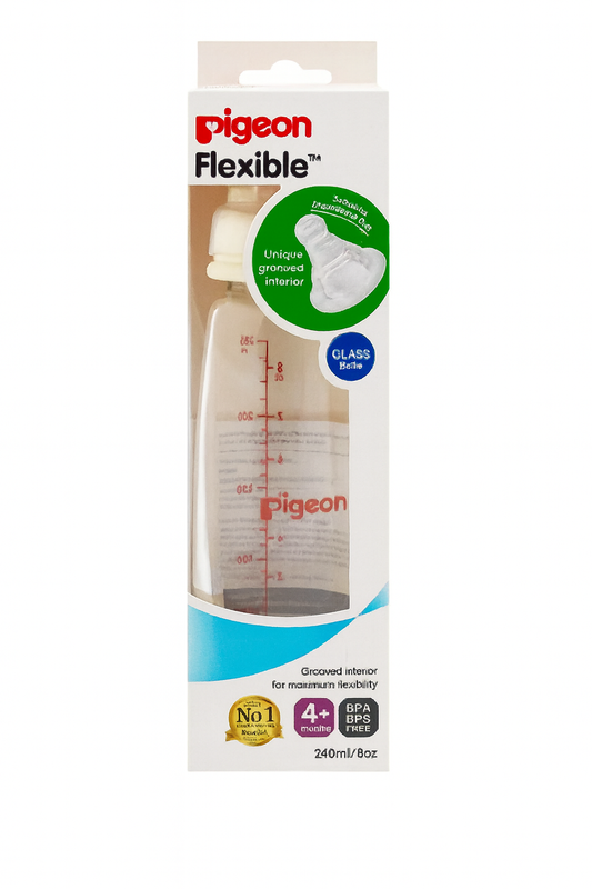 Pigeon SN glass feeder bottle 240ml